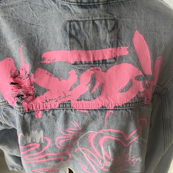 Super cool Zara Jean jacket NWT - Picture 3 of 12